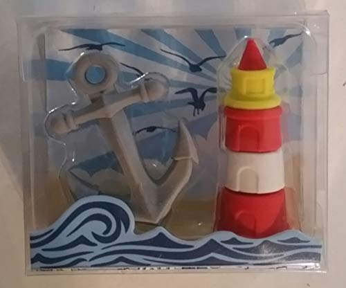 Trenshaus Radiergummi Leuchtturm & Anker