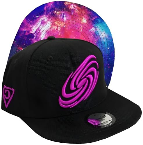 Capiche [99+ VARIATIONEN] Snapback Cap - Kappe - Baseball - Mütze - Herren - Schwarz - Universum - Sterne - Get System - farbenfroh - [Galaxy] Galaxy Mix