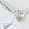 GLOBALCORPORATION BASTONE TENDE AMERICANO ESTENSIBILE BIANCO BASTONE PER TENDE AMERICANA SOFFITTO PARETE METALLO MODERNO BINARIO TENDA SCORRITENDA ALLUNGABILE CORDA REGOLABILE (125-215 Centimentri)