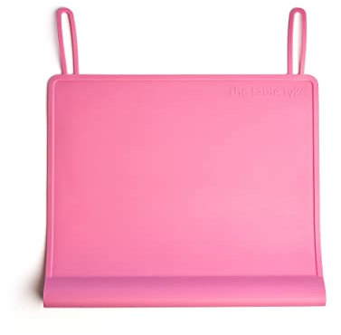 The Table Tyke 100% Silicone Placemat with Teething Edge Bumper/Spill Stopper | Dishwasher Safe, Travel Ready Non-Slip Suction Activity Mat for Infants, Babies, Toddlers, Children, Kids