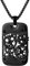 JewelryWe Schmuck Halskette Herren Retro Steampunk drehbare Zahnrad Dog Tag Erkennungsmarke Anhänger mit 60cm Kette Gravur Geschenk Schwarz