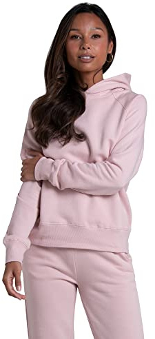Fruit of the Loom Women's Crafted Comfort Fleece Sweatshirts & Hoodies, Crewneck & Pullover Sweatshirt for Women, Blushing Rose, XL