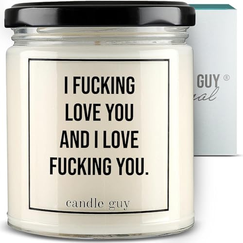 candle guy Duftkerze im Glas [Brennzeit 70h] - Duft-Kerze handgemacht mit Spruch | Freches Geschenk für Frauen, Freundin, Geburtstag | 100% Sojawachs, schöne natürliche Düfte mit ätherischem Öl