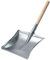 Garronda Pelle à poussière en métal à Manche en Bois GD-0002 (Argent)