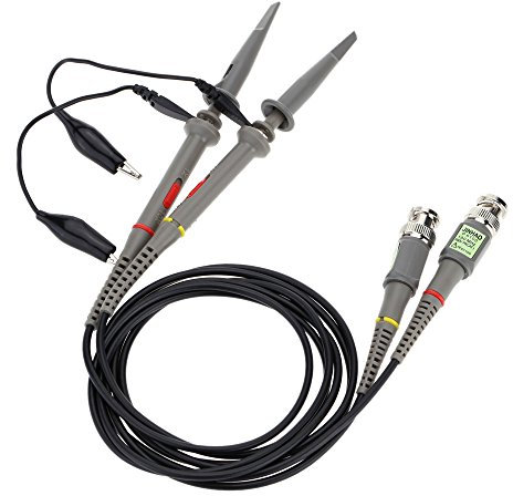 KKnoon P6100 2St Hohe Präzisions Oszilloskop Sonde 1X 10X 100MHz Krokodilklemme Messspitze
