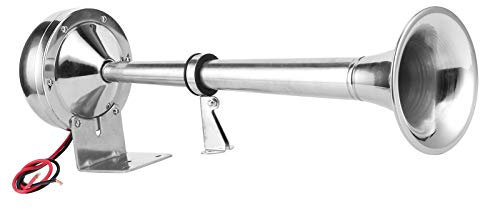 Air Horn Large Size Single Marine Grade 304 Edelstahl 12 V Boat Ship Trumpet Automotive Air Hupen Dieses Horn Ist die Perfekte füR Boote, R