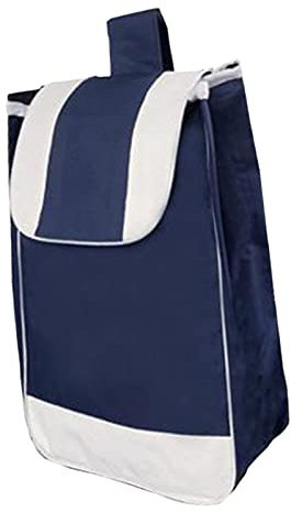 Perfeclan Einkaufswagen-Ersatztasche, Trolley-Zubehör, Oxford-, wasserdicht, für Allzweckwagen, robuste Konstruktion, zusammenklappbar, unverzichtbare, Stil z