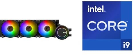 MSI MAG CORELIQUID E360 - CPU Cooler - Liquid Cooling System - Compatible with Desktop - 119mm Width