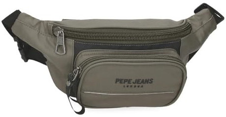 Pepe Jeans Dortmund Riñonera Verde 30x13x5 cms Poliéster by Joumma Bags by Joumma Bags