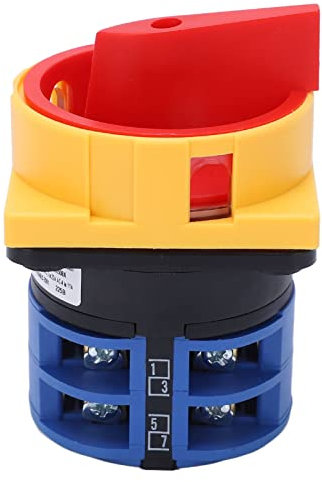 Nocken-Umschalter, Dreh-Umschalter, Nocken-Wahl-Verriegelungsschalter, Wahl-Nocken-Schalter, Universeller, mit Vorhängeschloss Abschließbarer Nocken-Wahl-Verriegelungsschalter,