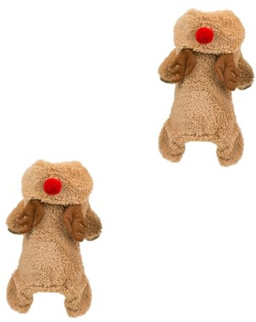Sosoport 2St Party-Hundetuch tatsächl joggingleine Tedi Bear Jogginganzug tweddy brün mittleres Hundekostüm Winterkostüm für Haustiere Welpe Kleider Kleidung Hundemantel -Hund Vlies