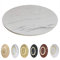 ZYXQQJ 30in 36in 40in Large Wooden Turntable Lazy Susan Serving Tray Round Dining Table Turntable 360° Swivel Furniture Tray (Color : Marble-like white, Size : 60cm/24)