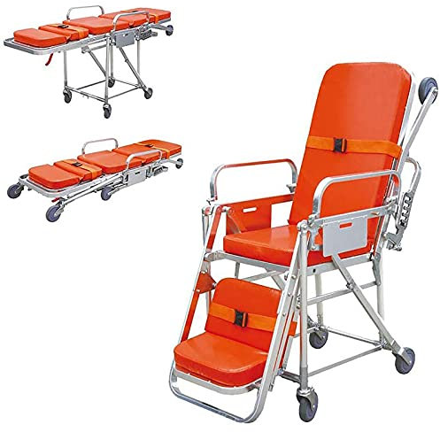 Erste-Hilfe-Krankenwagentrage, Krankenhaus-Notfalltrage, Rollwagen, Tragfähigkeit 159 kg