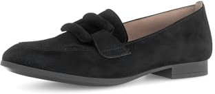 Gabor Damen Slipper, Frauen Slip On,Halbschuhe,Slides,Schlupfschuhe,schluepfschuhe,Loafer,College Schuhe,Businessschuhe,schwarz,44 EU / 9.5 UK