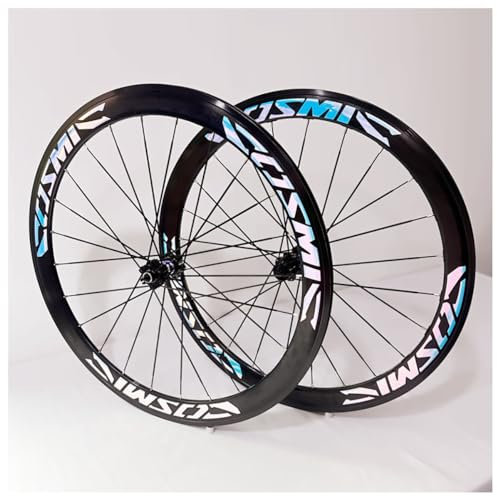 700C Rennrad Laufradsatz Felge Fahrradräder Scheibenbremse Abgedichtete Lagernaben Schnellspanner Laufradsatz für 8-11-Gang-Kassette