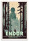 Endor Minimalistisches Star The Wars Wandposter für Zimmer, ästhetische Leinwand, Badezimmer, Kunst, Wanddekoration, Fotodrucke, 30 x 45 cm
