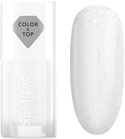 Semilac Top klassischer Nagellack SILVER BLUSH 7 ml