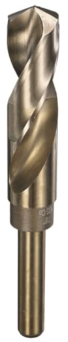 QUARKZMAN Metallbohrer, Ø 22,2 mm M35 Edelstahlbohrer, HSS Spiralbohrer | für Metall, Stahl, Aluminium, Kunststoff, Holz