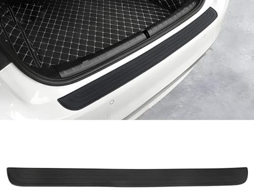 Ladekantenschutz für Audi A3 Sportback 4 (IV) 8Y S-Line I 2020-2025, Stoßstangenschutz aus Gummi inkl Anti Kratz Einstiegsleisten Schutz Kantenschutz Aufkleber Heckstoßstangenschutz