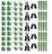 70 conectores ajustables para enrejado de plantas, clips de conector de invernadero de 11 mm, marco de escalada de tubo redondo de invernadero