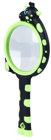 Kids Magnifier Viewer 10x Science Vergrößerung von Glas Giraffe Geformt Kindergarten Grundschule Outdoor Exploration Toy