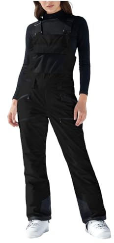 Tuta Da Neve Donna Intera Pantaloni Neri Eleganti Ragazzo E Snowboard per Uomo E Donna Con Patchwork E Stampa Colorata E Calda per Il Lavoro All'aperto Sci Pesca Equitazione Moto E Lo Snowboard