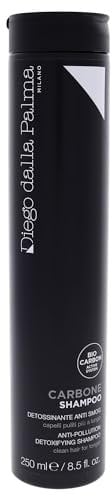 Diego dalla Palma | CARBONE - Shampoo Detossinante Anti Smog, Deterge Delicatamente e Purifica in Profondità, con Bio Carbon Active System, 250ml,