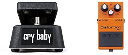 Jim GCB95 Dunlop Original Crybaby-Pedal & BOSS DS-1 Distortion Effects Pedal, Klassischer Klang für alle Musikrichtungen