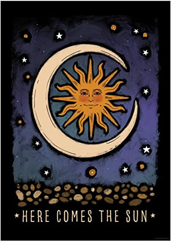 Grindstore Hello World Here Comes The Sun Mini-Poster 32x44cm