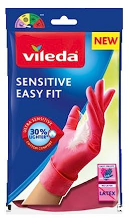 Vileda - Vileda Sensitive Easy Fit Handschuhe Größe Medium - 1 Paar