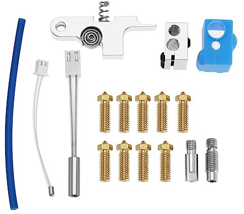 SG Store Set mit 18 Düsen für 3D-Drucker, kompatibel mit Prusa I3 MK2, kompatibel mit Artillery Sidewinder X1 4max Pro für Extruder aus Titanlegierung E3D