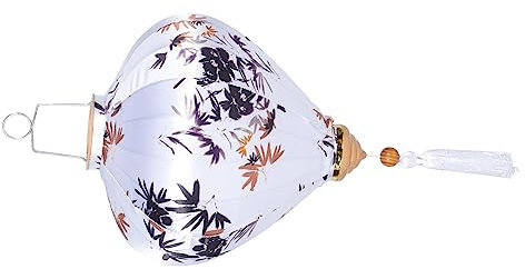 japanische Laternendekoration Vintage-Laterne chinesische Laternen chinese lantern Zitronendekor dekoratives Laternendekor Festivallaternen Ornament Volant schmücken Stoff