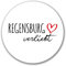 Huuraa Aufkleber Regensburg verliebt Geschenk 10cm Sticker Regensburg Geschenkidee