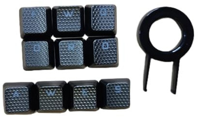 CASNO Corsair Ship K70RGB K95 K90 K63 K65 Teclas mecánicas para reproductor de juegos, sustituye a las teclas antideslizantes, color gris