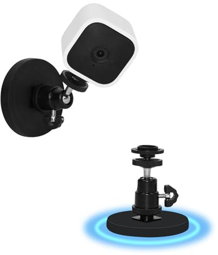 Magnetic Camera Mount Compatible with Blink Outdoor 4th/3rd Gen,Blink Mini/Mini 2,Blink XT/XT2,Blink Indoor,No Drilling Adjustable Magnet Camera Wall Mount,Neodymium Magnet Attached to Steel 