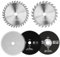 5 lame per sega circolare in metallo duro, 85 mm, diametro interno 10 mm, HSS/TCT/Metal/Diamante 24/36/72/80 denti per legno/metallo/plastica