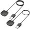 AK 2 Stück Ladegerät für Fitbit Versa 4/ Fitbit Versa 3, 96cm Charger Cable 45cm USB Ladekabel für Fitbit Versa 3/Versa 4/Sense/Sense 2 Smartwatch Ladegerät Dock