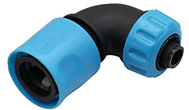 REETBQNMN 1/2inch (12.5mm) Hose ABS Elbow Quick Connectors Garden Water Connector Gardening Irrigation Car Wash Hose Fast Rapid Elbow Joint Hose Linker