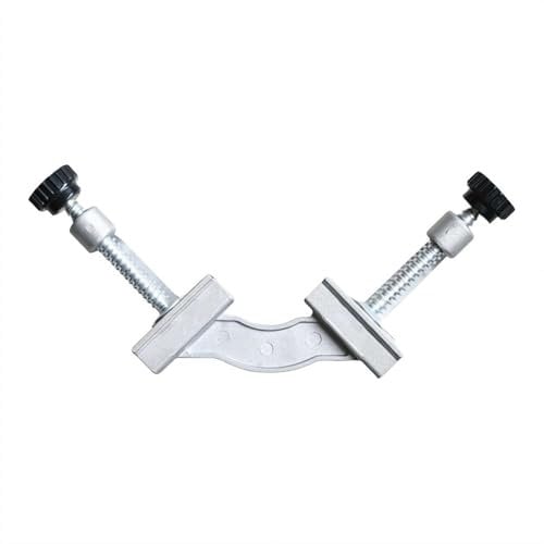 Adjustable Tube Clamp for Welding and Woodworking, 10-180° Adjustable Tube Welding Clamp, Aluminum Alloy Right Angle Corner Clamps for Woodworking, Cabinet Making (Silver A 1pcs)