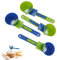 4 Stück Dosierlöffel, Scooper, Scoop Löffel, Protein Scoop, Messlöffel Proteinpulver, Fluoreszierend Grün und Königsblau, Ideal für Sportgetränke, Kaffee, Tee und Babynahrung, Größe 14,5 * 4,5 cm