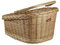 KLICKfix Unisex – Erwachsene Hinterrad-weidenkorb-2128053620 Hinterrad-Weidenkorb, schwarz, 47x37x26cm
