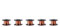 5pcs Enameled Copper Wire, 0.1mm Enameled Wire Winding Wire Enamelled Repair Wire Magnet Wire Length 15m