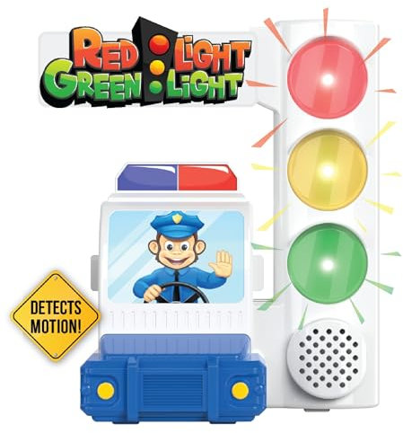 Move2Play, Red Light Green Light Game with Motion Sensing | Family & Birthday Party Games | Birthday Gift for Kids, Preschool, & Toddlers Ages 2, 3, 4, 5, 6, 7+ Year Olds | Travel, Indoor, Outdoor