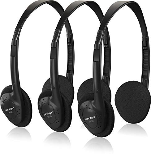 Behringer HO 66 Stereo Headphones 3-Multipack