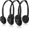 Behringer HO 66 Stereo Headphones 3-Multipack