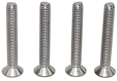 Senkkopfschrauben M8 X 80 DIN 7991 mit Innensechskant (ISK) Edelstahl A2 (5 Stück) - V2A Senkschrauben mit Vollgewinde