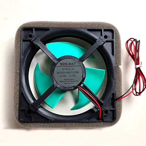 cooling fan FBA11J10M, Server Cooler Fan FBA11J10M DC 9V 0.17A, Inverter Fan for 110 * 100 * 25mm 2 Wires