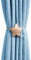 JQWUPUP Magnetische Vorhang-Raffhalter, Retro-Stern-Drapier-Seil, Raffhalter, Halter, Schnalle – dekorative Vorhanghalter-Clip für durchsichtige und verdunkelnde Vorhänge (2 Stück, Champagner)