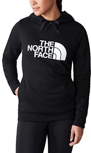 The North Face - Felpa con Cappuccio Half Dome da Donna, Nero, L