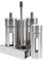 YARNOW Stainless Steel Spice Shaker Set - Oil and Vinegar Salt Pepper Cruet Bottle Set with Removable Base Stand for Kitchen Worktop - 4 Piece